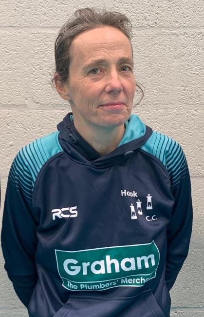  Hook batter Kate Farr - joint winner of Most Runs award